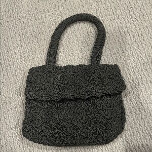 carry forbes Chic extra small
Black Textured top handle Bag